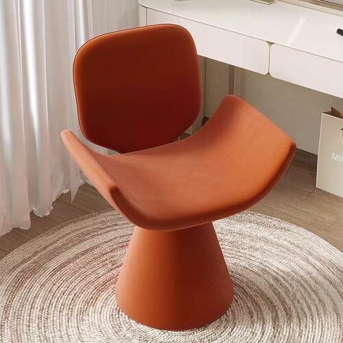 现代简约化妆凳卧室梳妆凳轻奢梳妆台美容院美甲椅子靠背椅餐桌椅