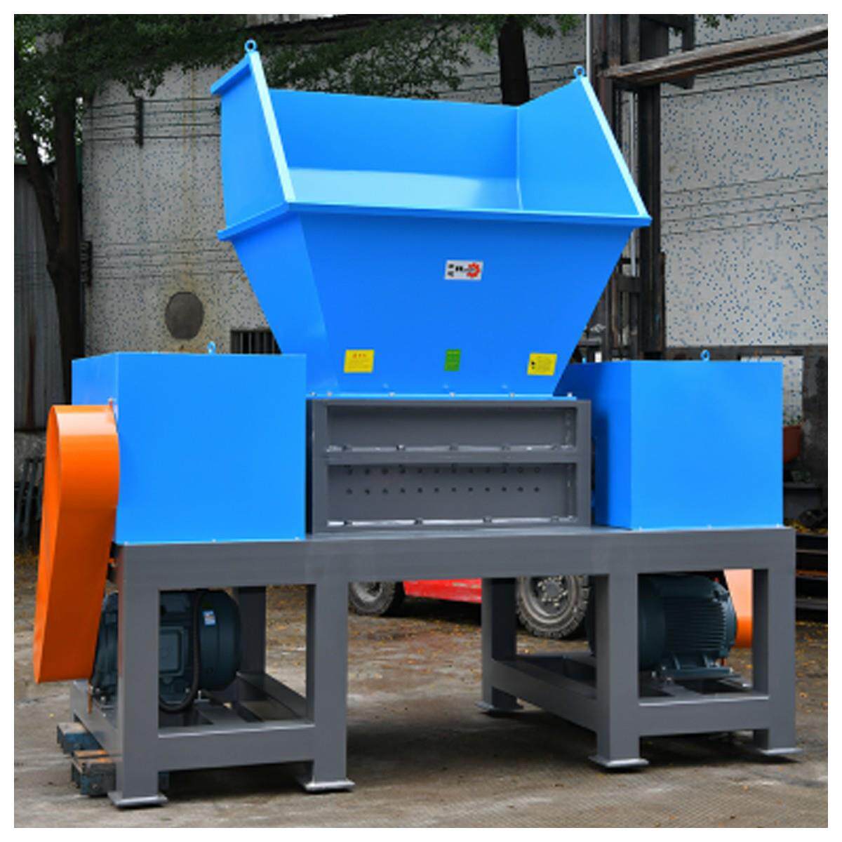 大型多功能双轴撕碎机报废汽车单车摩托车撕碎机价格钢板撕碎机