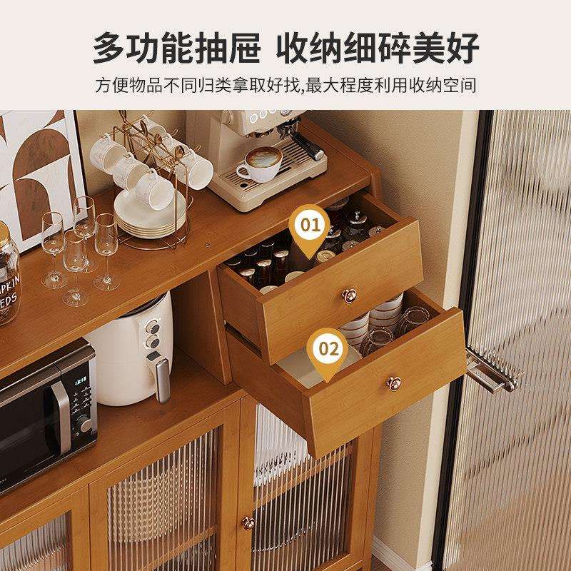 餐柜墙一体收吧纳柜客厨厅房250527小型可移动靠窄边柜收纳置物柜