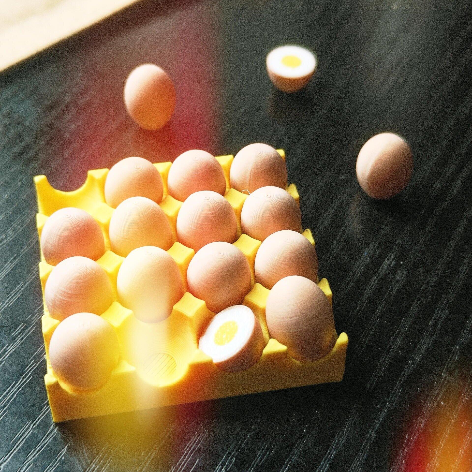 单个鸡蛋也能磁吸鸡蛋托冰箱贴厨房用品创意冰箱装饰品可吸便利贴