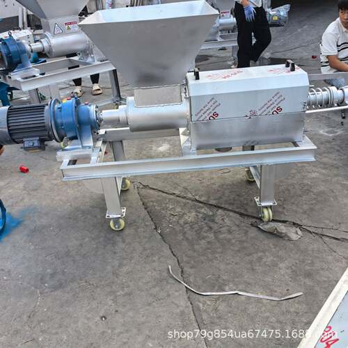 中小型人工上料粪便固液干湿分离机 人工上料牛粪猪粪分离机