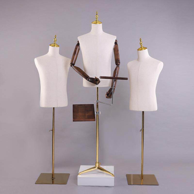 模特道具男半身台模高档服装店西服礼服陈列展示橱窗假人人台架子