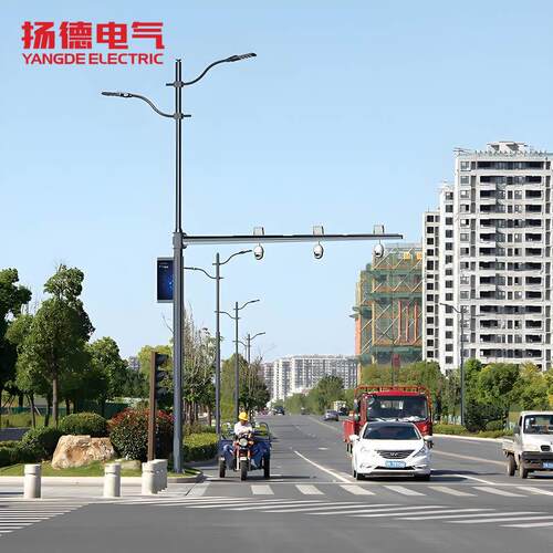 厂家供应多杆合一道路多功能综合杆智慧灯杆标志信号杆交通合杆