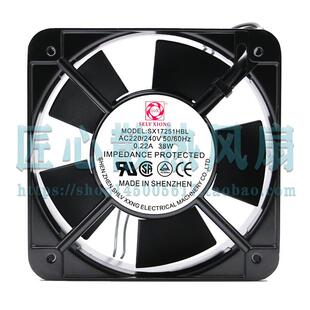 240V AC220 SX17251HBL 散热风扇 38W 工业机箱机柜 0.22A MODEL