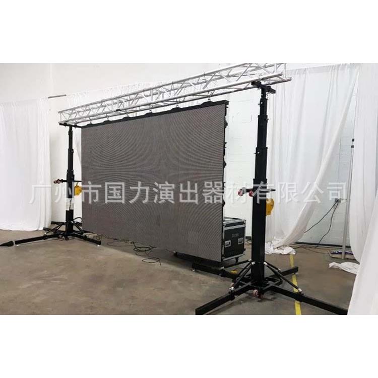 新款直销值供6米重型手摇灯架承重250KG重型三角架桁架支撑脚