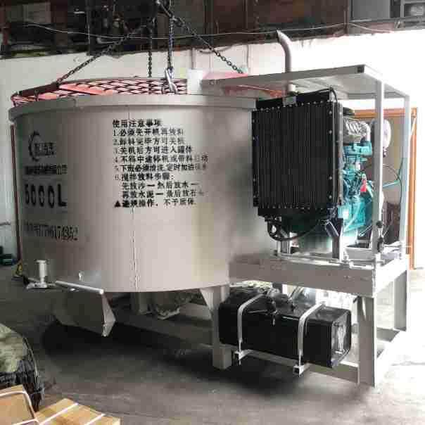 户外柴油混凝土搅拌机工地用大型机器平口全自动砂桨水泥搅拌罐