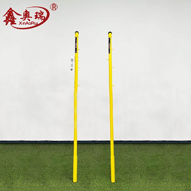 厂家地插式羽毛球柱运动球馆训练球柱支架户外简易羽毛球网架