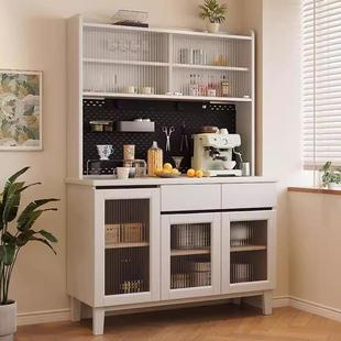 实木餐水边靠墙体储物柜厨房酒柜高柜置物柜架客厅玄关E120款 餐一