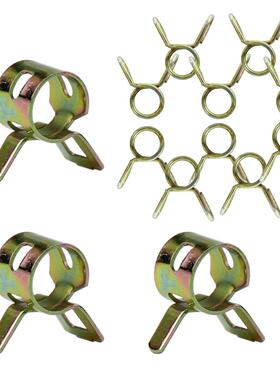 跨骑摩托车油管夹踏板车汽油管卡扣8mm弹簧扣高弹力卡黄油管夹子