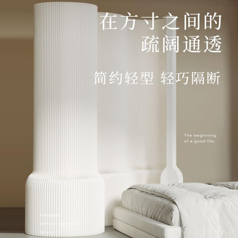 玄关屏风办公室挡板隔餐厅隔断栅栏小房间分隔器可折叠便携隔板墙
