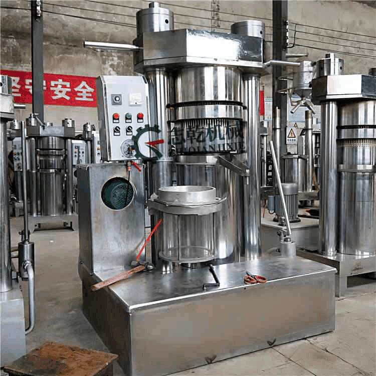 韩式立式液压榨油机100斤50公斤液压榨油机杏仁可可脂压油机