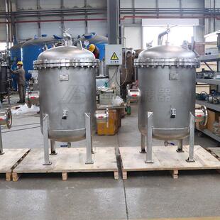 304 不锈钢保安过滤器 大流量 5μm 精密过滤 RO 反渗透纯水设备