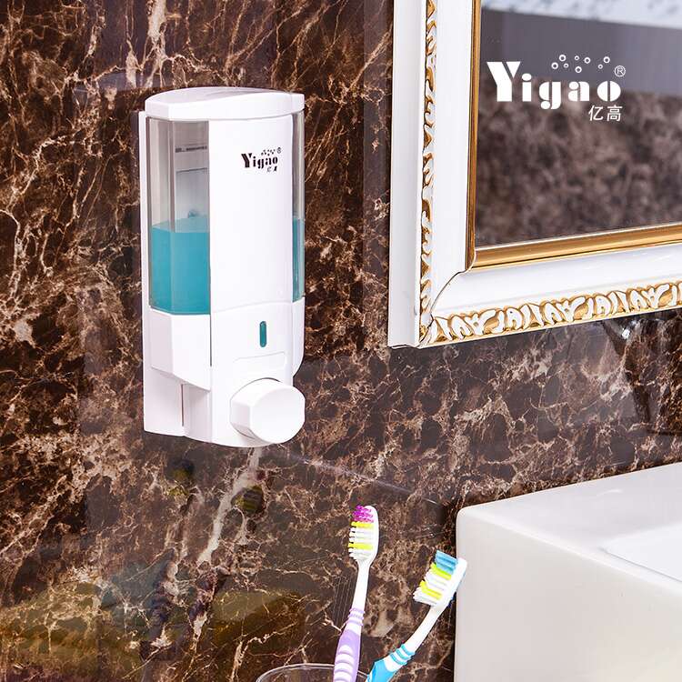 亿高YG-1081/1082/单头透明皂液器壁挂洗手液盒酒店双头皂液盒