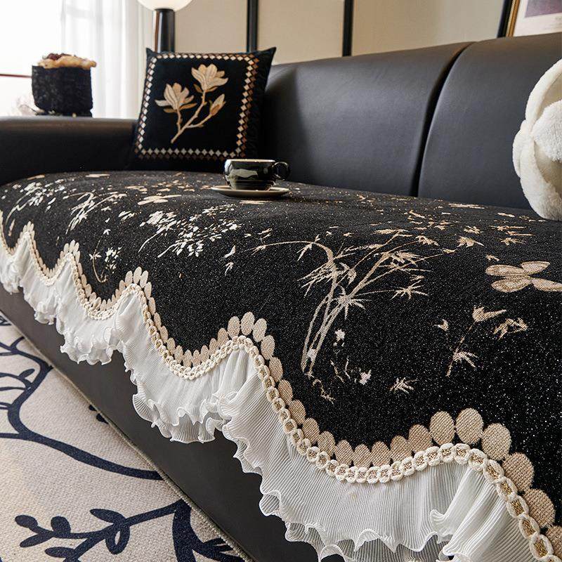 法式裙边沙发垫四季通用2025新款直排一片式固定防滑坐垫子盖布巾,3C数码配件,其它配件,淘宝优惠券,粉丝福利购,淘宝优惠卷