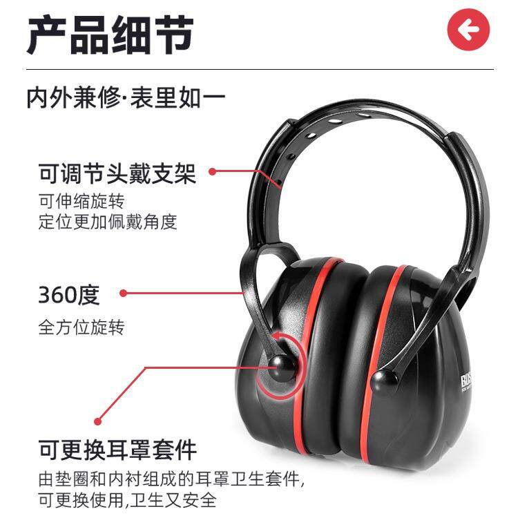 隔音耳罩睡觉防噪音宿舍降噪专业专用睡眠打呼FM系列