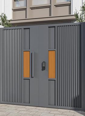 铁别墅庭院门小不锈钢户外乡村院约子门FOO铝艺合金花园区简入户