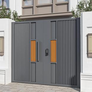 铁别墅庭院门小不锈钢户外乡村院约子门FOO铝艺合金花园区简入户