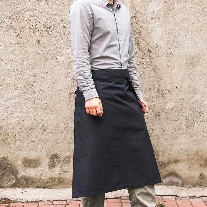 新款直销厨师服围裙印字白色半身围腰厨房餐厅厨师长围裙女定制LO
