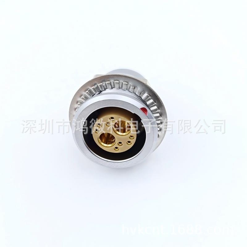 兼容雷莫B系列2B2D08大电流混装连接器快速插拔推拉自锁航空插头