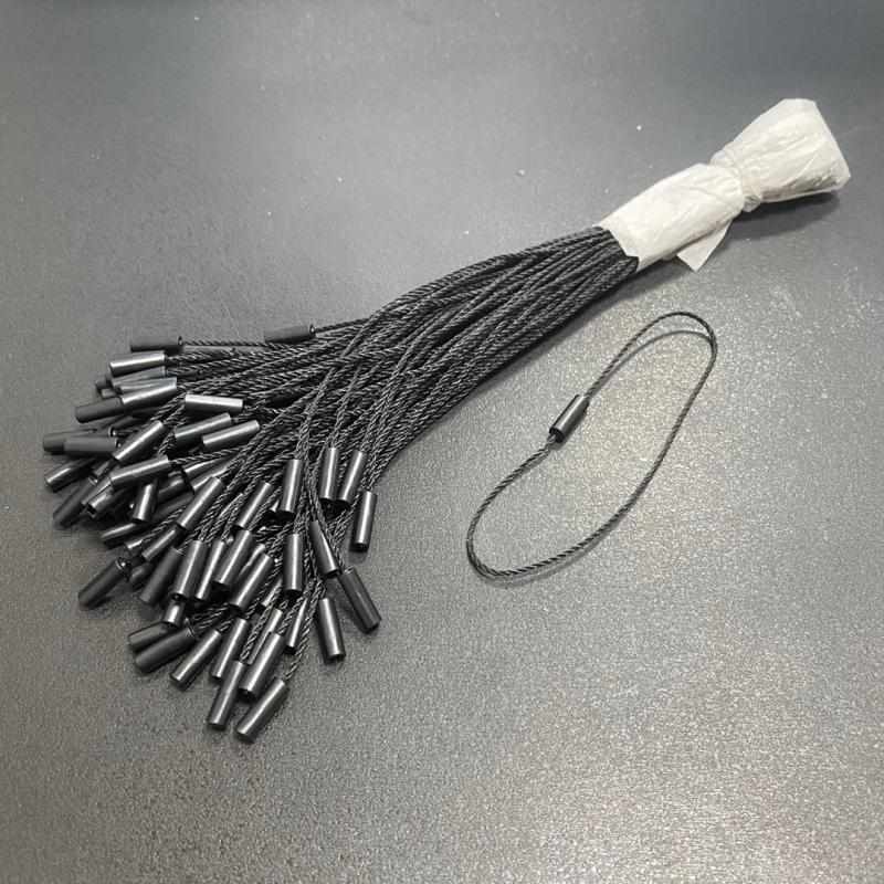 圆柱单插吊粒一次性直径4mm，长度12mm 吊牌挂绳 商标吊绳 新款