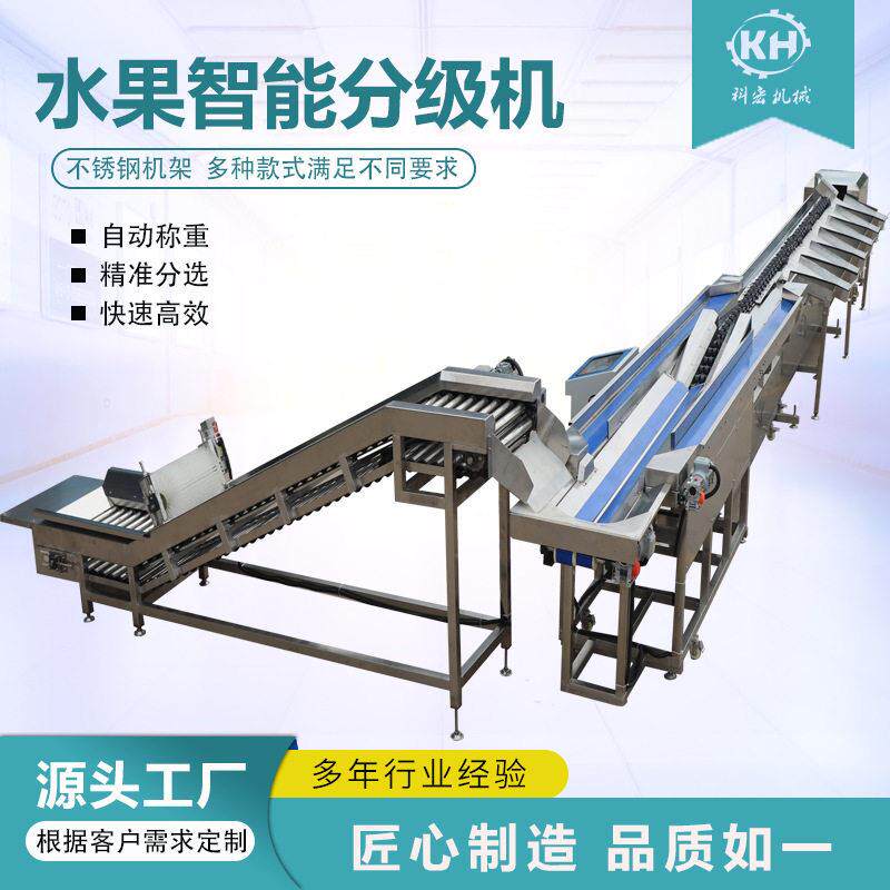 科宏机械水果智能分选机百香果桃子苹果智能分拣重量分选