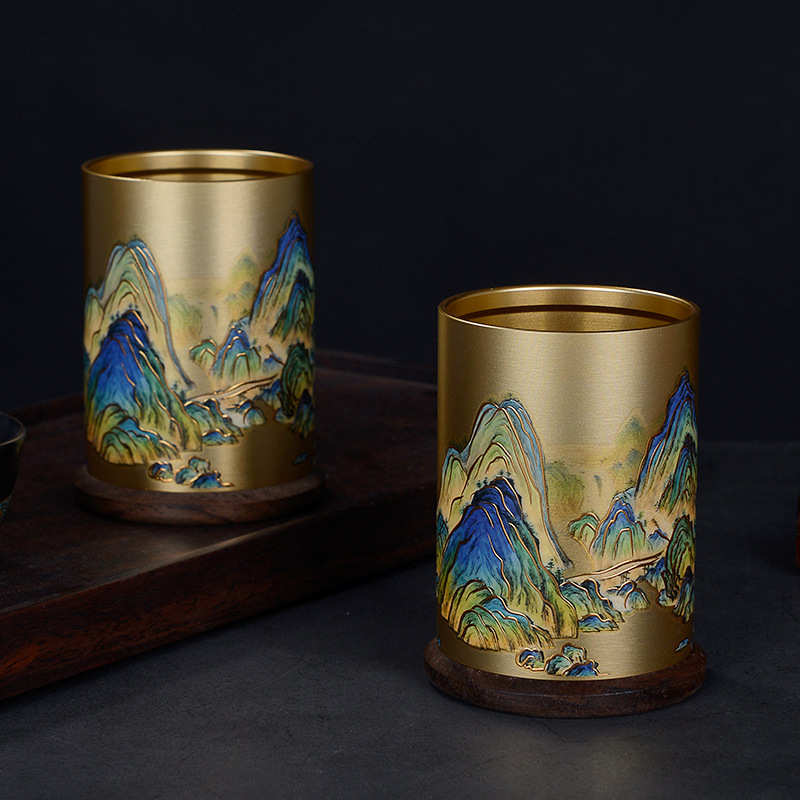 功夫茶具配件大全茶道六君子泡茶工具黄铜套装茶桌茶台摆件高档