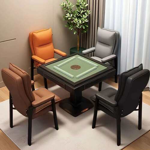 麻将椅子棋牌专用打麻将凳茶室椅靠室背久舒适办公会议坐会客椅子