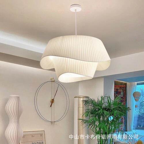 casa法式中古吊灯北欧ins风布艺设计艺术造型灯具卧室灯客厅主灯