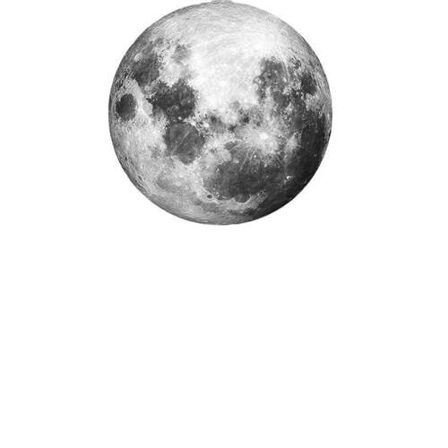 现代简约月球星球挂画玄关高级感装饰画客厅走廊发光灯画圆形壁画