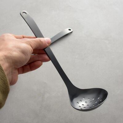 304 Stainless steel black Hot pot Drink soup spoon large