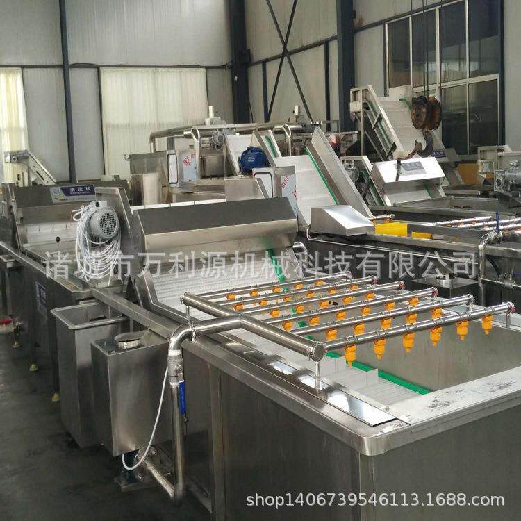 蔬菜清洗机高压喷淋根茎叶类菜果蔬清洗设备油麦菜菠菜清洗机