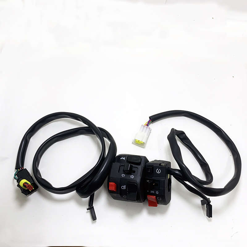 原厂QJMOTOR摩托车闪500QJ500-11A左右组合开关喇叭电启动大灯