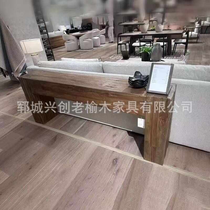 新中式玄关桌柜案桌靠墙客厅实木条案门厅柜供桌香案贡台门口茶几