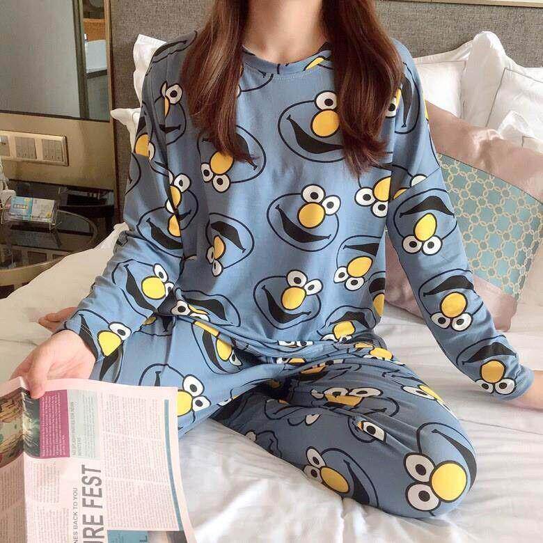 Nightwear Women Pijamas Pajamas set pyjamas ladies Loose - 实物图