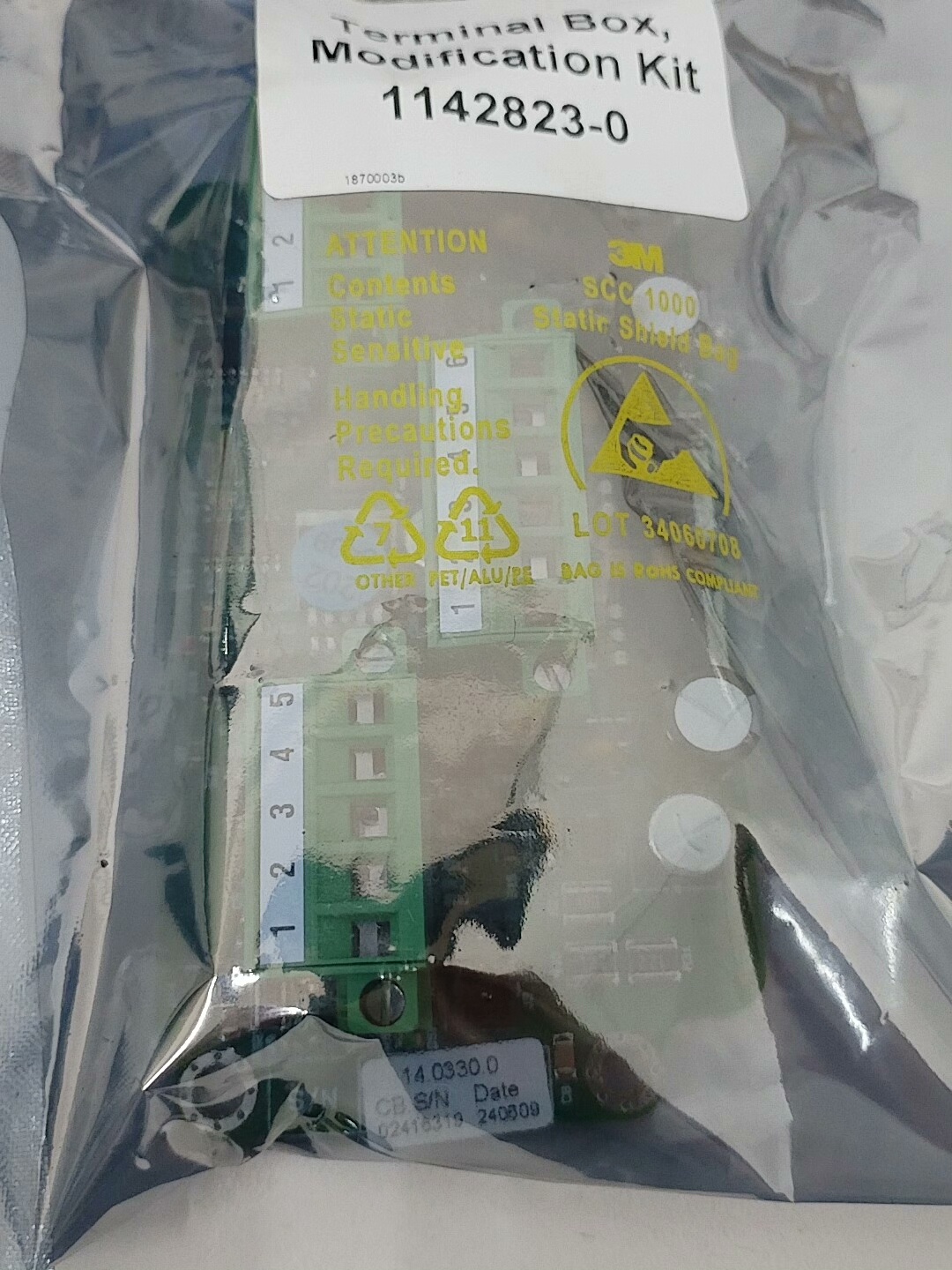 全新MAN终端盒修改套件，型号1142823-0，H-16版