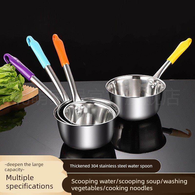304不锈钢水瓢特厚商用家用厨房打水勺防烫长柄水舀子汤勺,厨房/烹饪用具,水舀/水瓢,淘宝优惠券,粉丝福利购,淘宝优惠卷