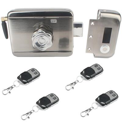 免布线无线遥控锁隐形门锁智能电子锁家用防盗锁支持对讲机电机锁