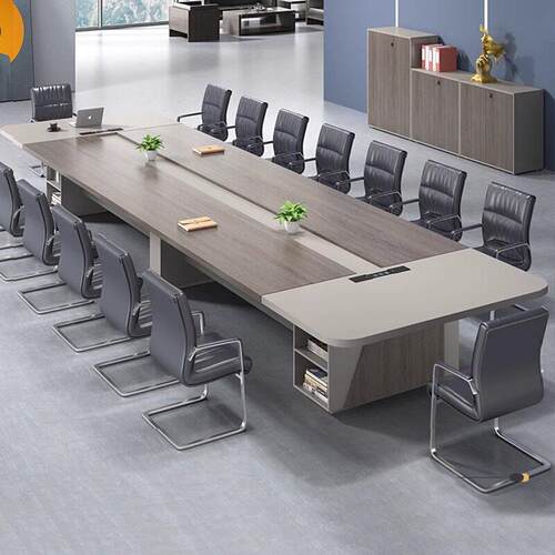 培训桌长方形长条桌办公桌椅简约现代大型板式办公家具会议桌长桌