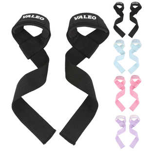 Valeo健身拉力带加厚引体向上硬拉助力带防滑耐磨护腕运动护具