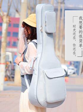 吉他包41寸40古典民谣36寸38寸39学生男女手提袋套双肩背琴包