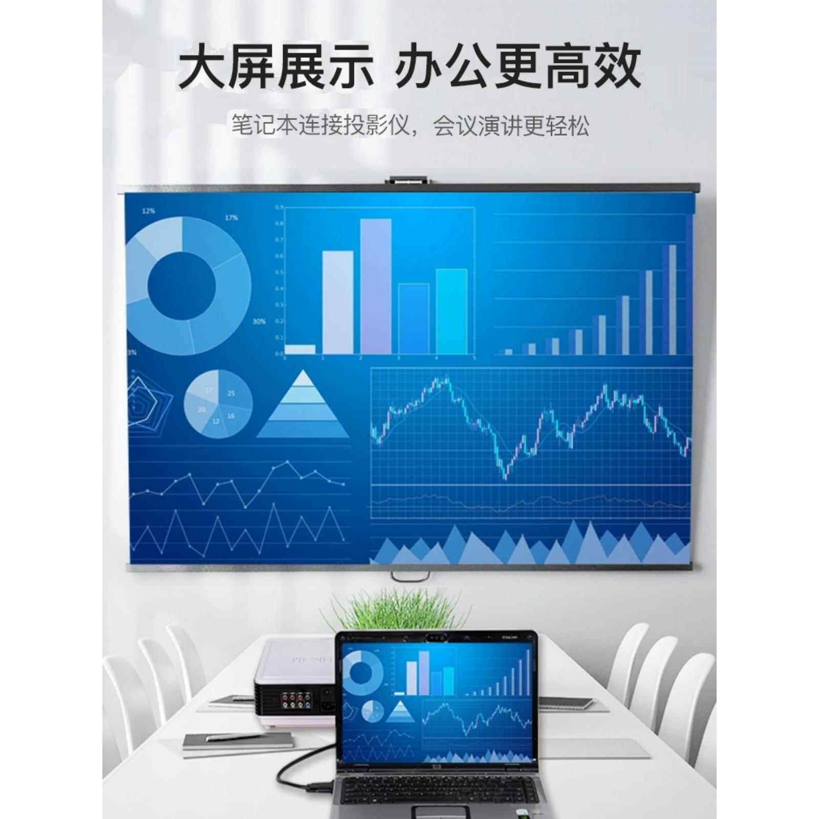 伟迅Dp到Dvi电缆Vga转换器图形卡接口计算机主机和显示器屏幕电缆