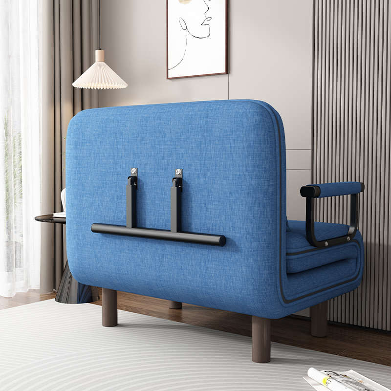 折叠沙发床两用小户型客厅单人沙发椅布艺午休床懒人阳台多功能床