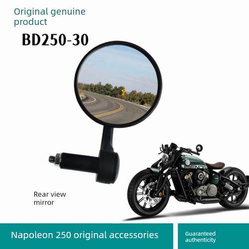 本达拿破仑250后视镜把手Bd250-30摩托车反射插头原装配件