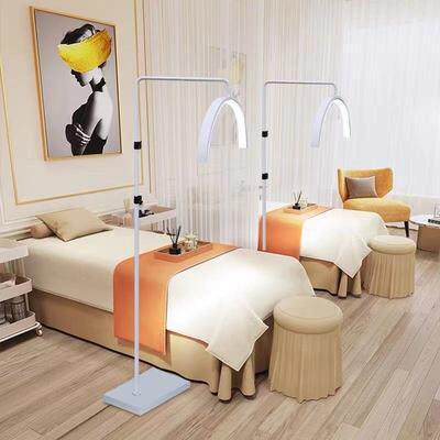 厂家直销LED月牙月亮灯摄影灯美甲纹眉带遥控美睫毛灯24寸照明灯