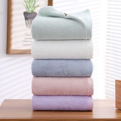 草艾抗菌巾软吸水抗浴菌抑柔菌浴巾厂家Y5288竹纤维天然