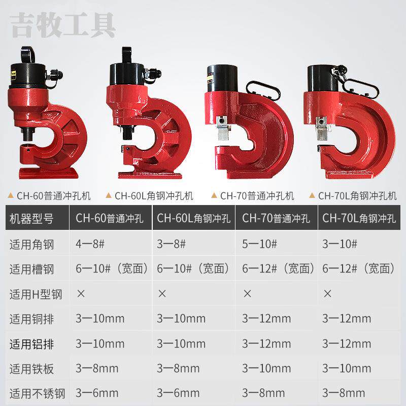 手动液压冲孔机 铜铝排不锈钢开孔器 母线母排加工机 角钢冲孔器