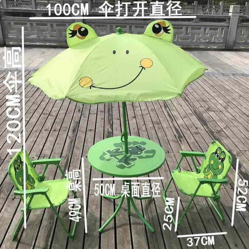 出口儿折椅折叠桌套童装月亮椅儿卡通靠背VJJ小叠椅子学习桌子椅