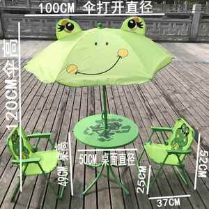 出口儿折椅折叠桌套童装月亮椅儿卡通靠背VJJ小叠椅子学习桌子椅