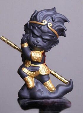 Monkey King Model Tea Pet Ornament Purple Clay Creative
