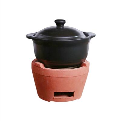 OF9D老式木炭炉砂锅陶瓷煲汤锅打边炉火锅耐热可明火干烧高颜值火